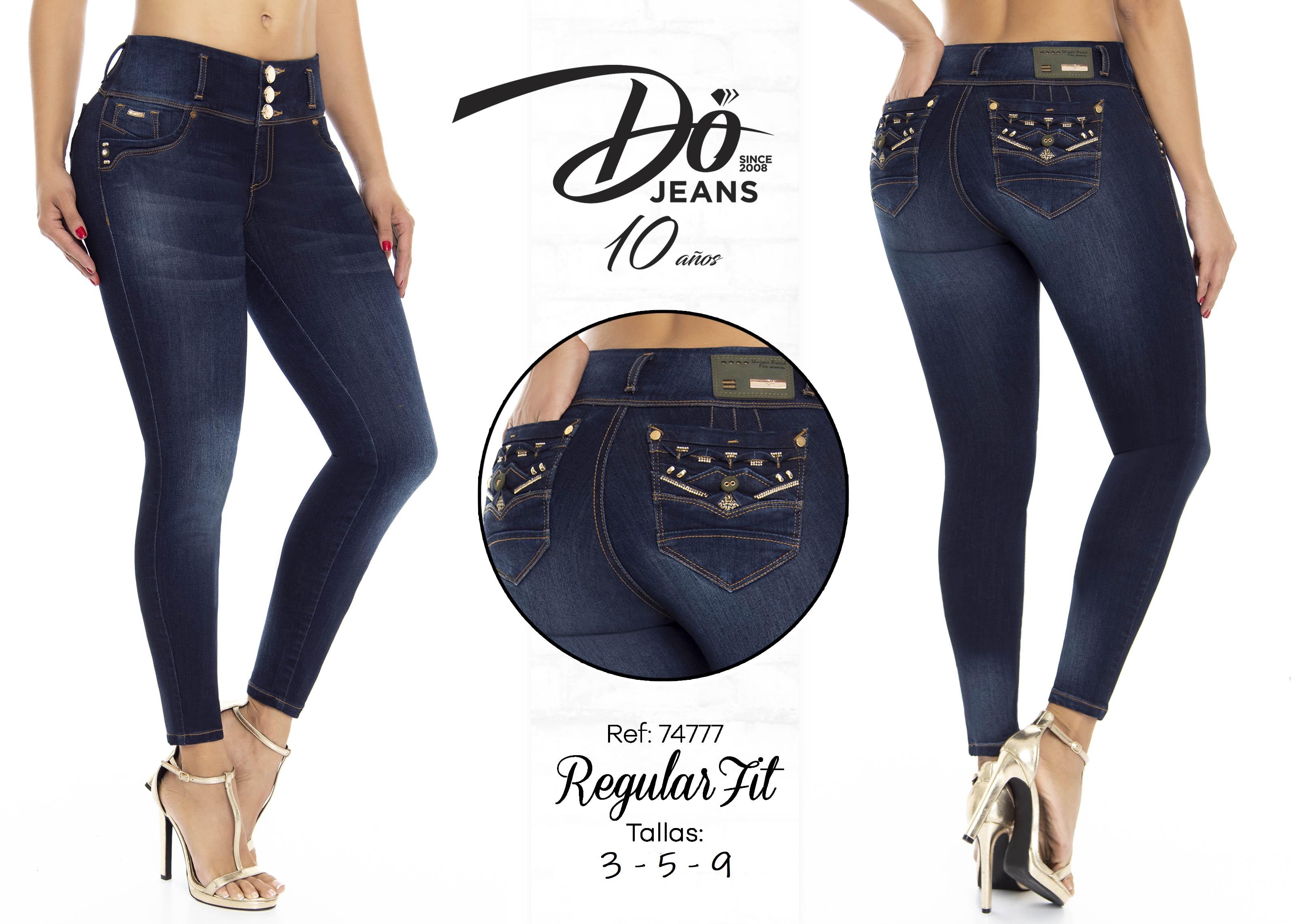 Jeans Levantacola Colombiano - Ref. 248 -74777 D