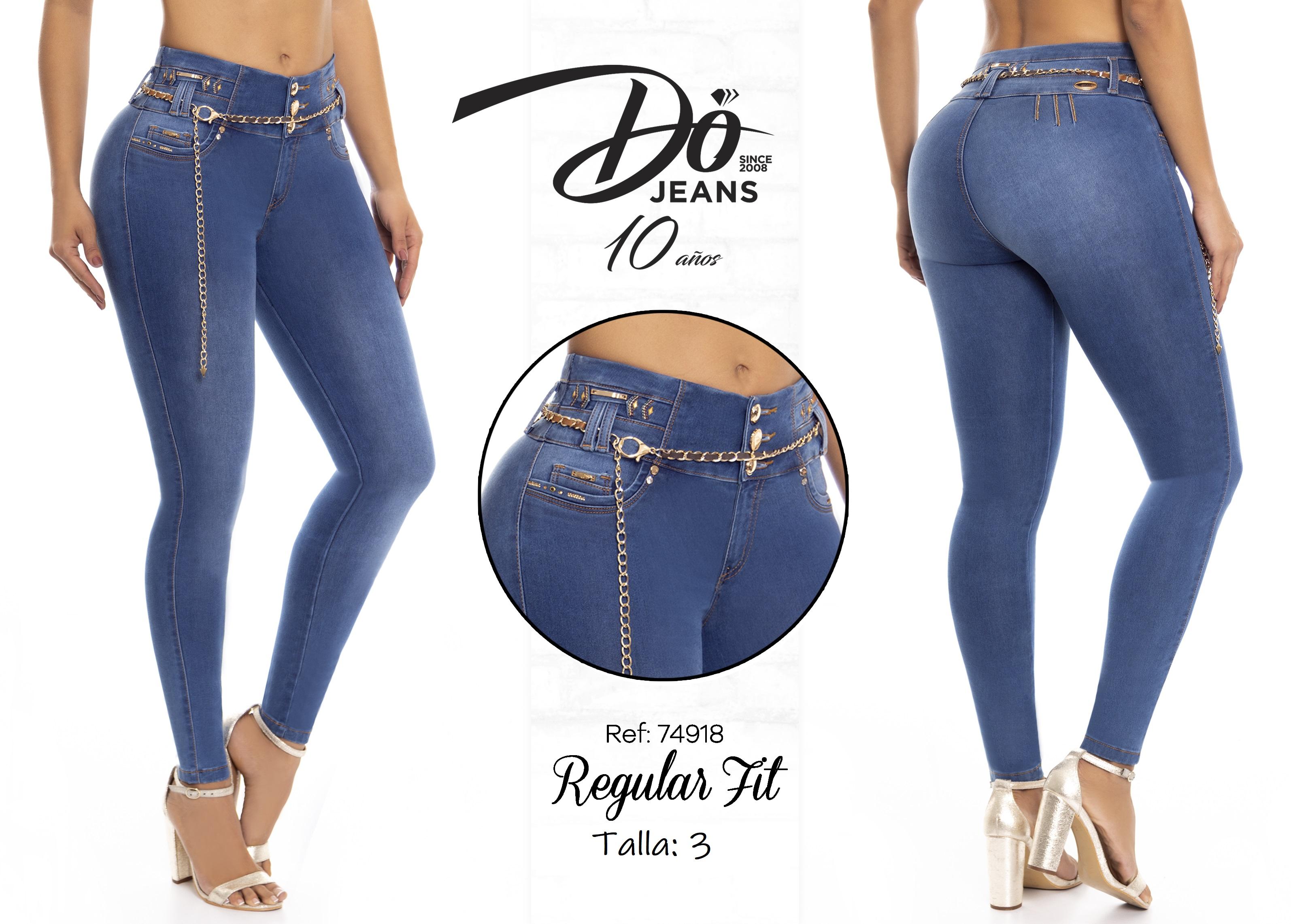 Jeans Levantacola Colombiano - Ref. 248 -74918 D