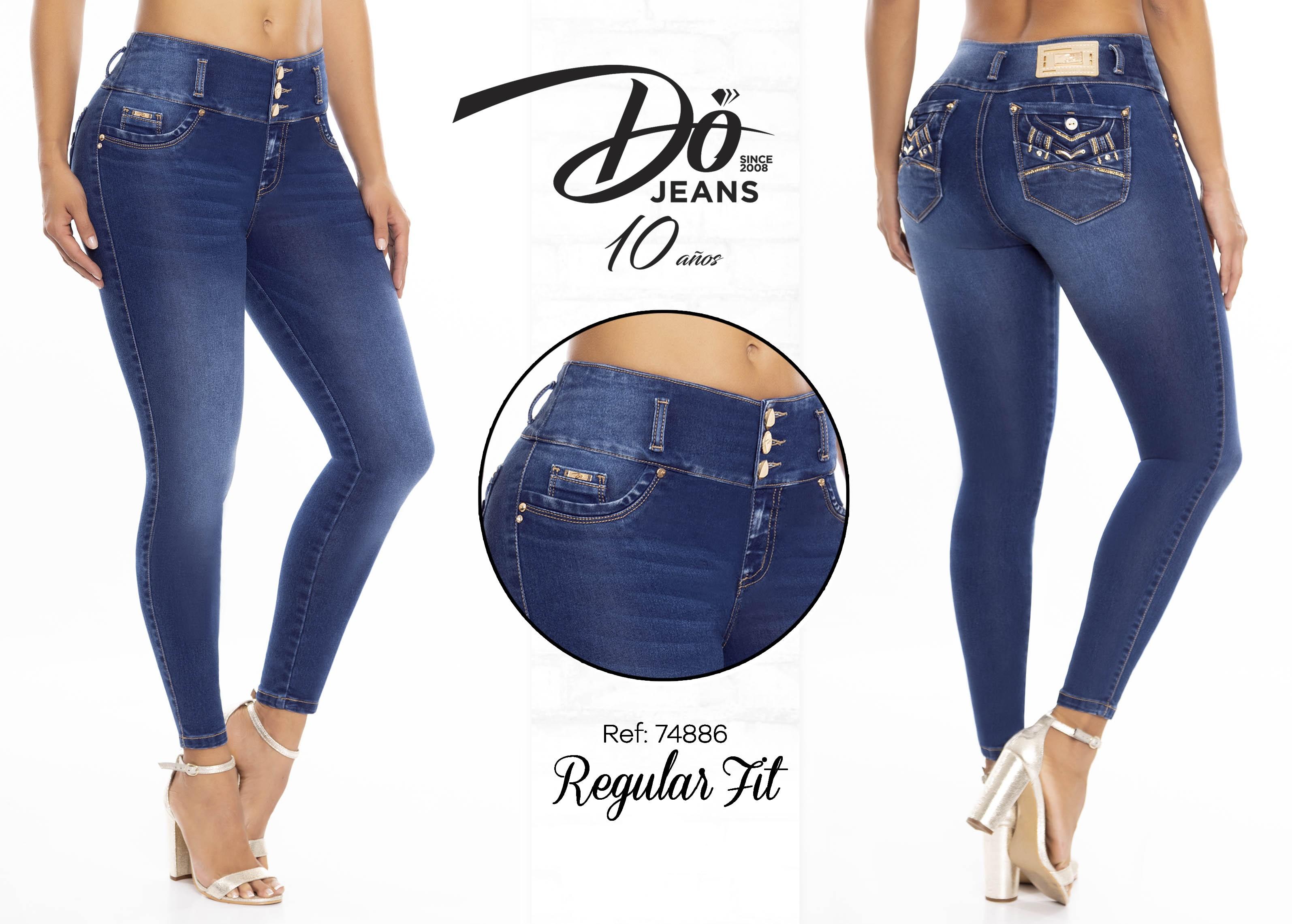 Jeans Levantacola Colombiano - Ref. 248 -74886 D