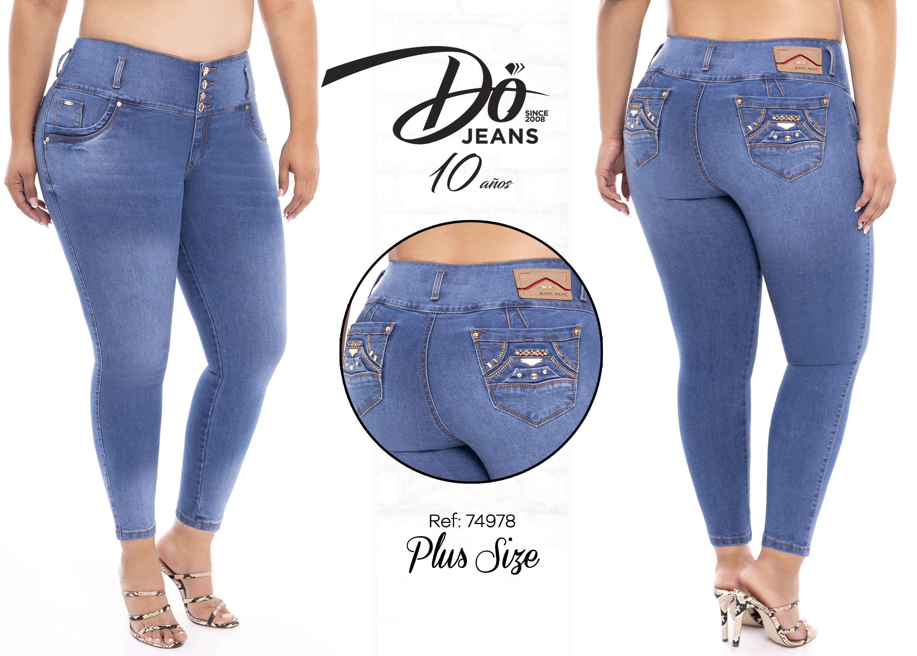 Jeans Levantacola Colombiano - Ref. 248 -74978 D