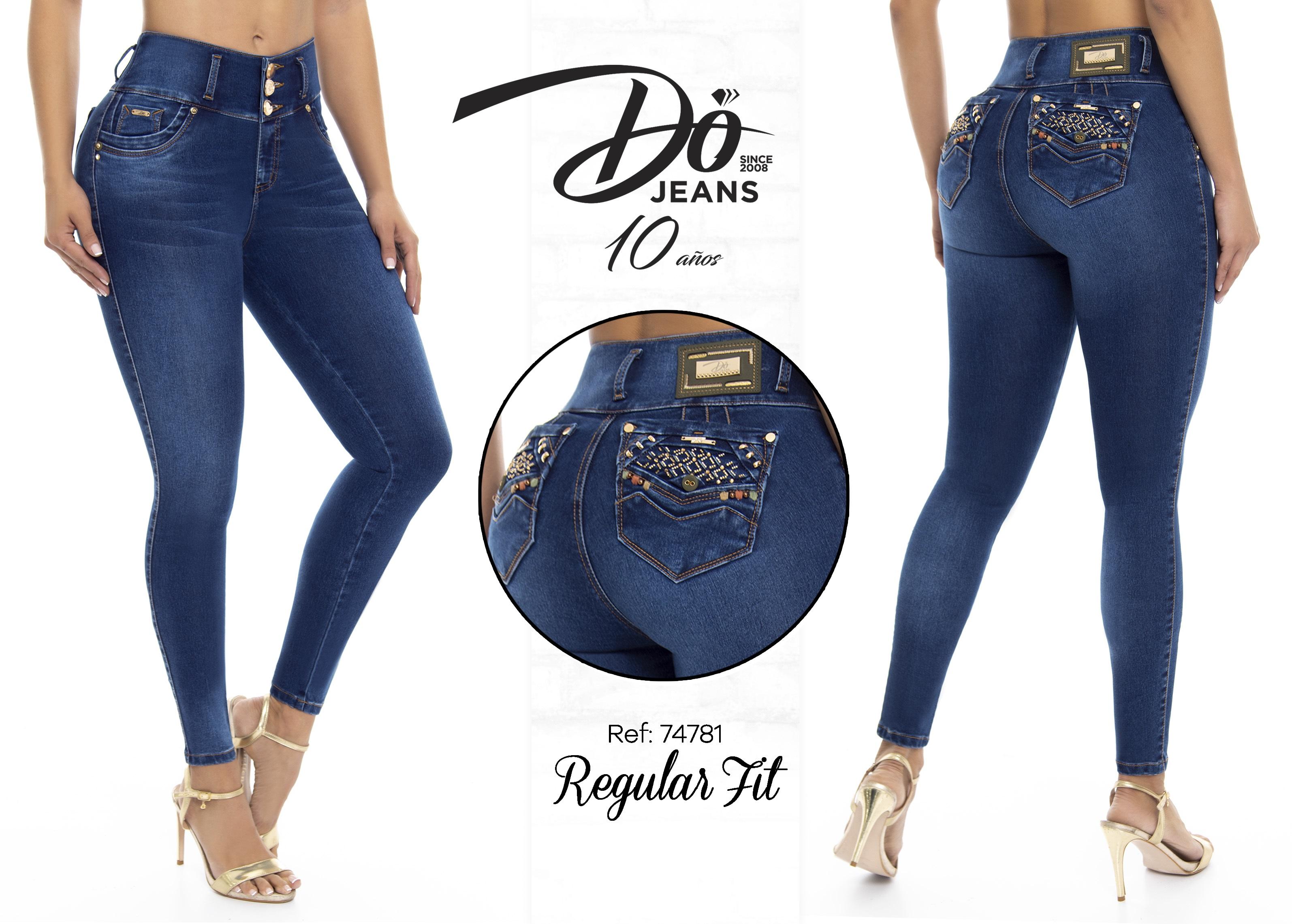 Jeans Levantacola Colombiano - Ref. 248 -74781 D