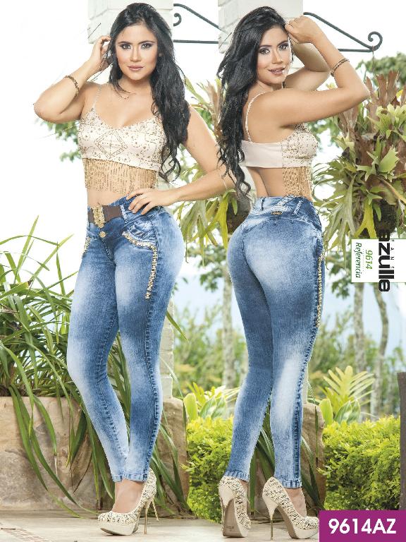Colombian Butt Lifting Jeans Blue  Azulle - Ref. 232 -9614AZ